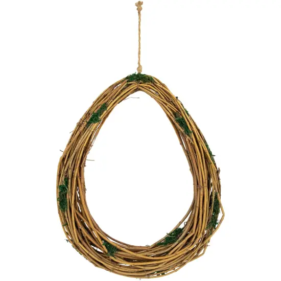 Northlight Natural Grapevine Twig Artificial Wreath with Moss - 15.25" Brown {1}
