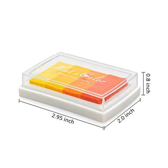 6 Pieces Washable DIY Stamp Ink Pads for Kids, 24 Colors {6}