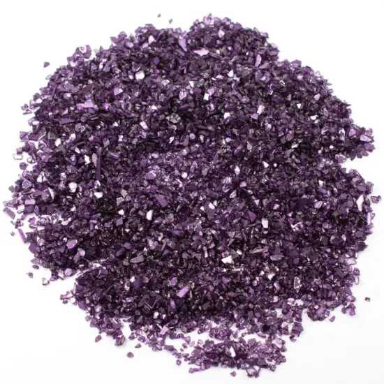 Purple Reflective Crushed Glass {1}