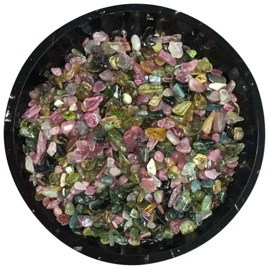 Rainbow Tourmaline Tiny Crystal Chips &ndash; Size 00 {1}