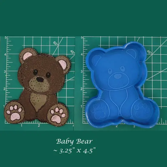 Baby Bear Silicone Freshie Mold {1}