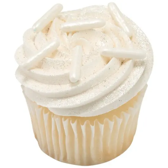 White Pearl Shimmer Rods Sugar Candy Decorations {3}