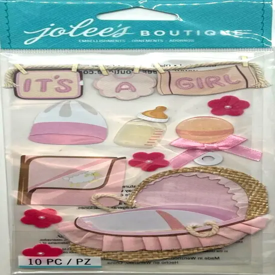 Jolee's Boutique Baby Girl Dimensional Stickers {1}