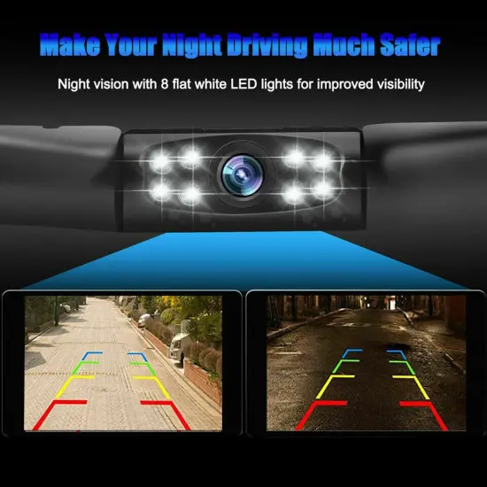 Kitcheniva Camera Car Rear View Parking Night Vision Reverse Backup {5}