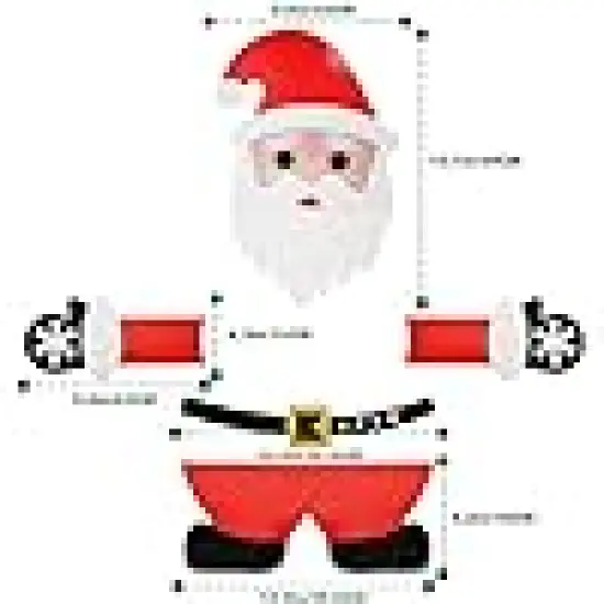 Large Santa Claus Decor For Tree {3}