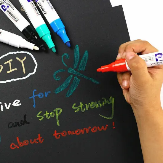 Permanent Paint Marker Pen for Car Orange {4}