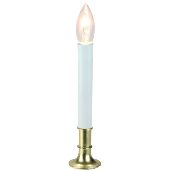 Northlight Single Light Window Candle with Timer Sensor - 9" - White {3}