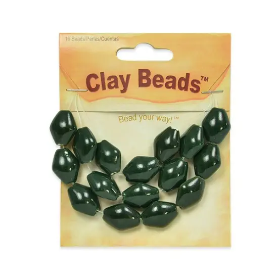 6 Packs of Clay Beads Pack of 16 {1}