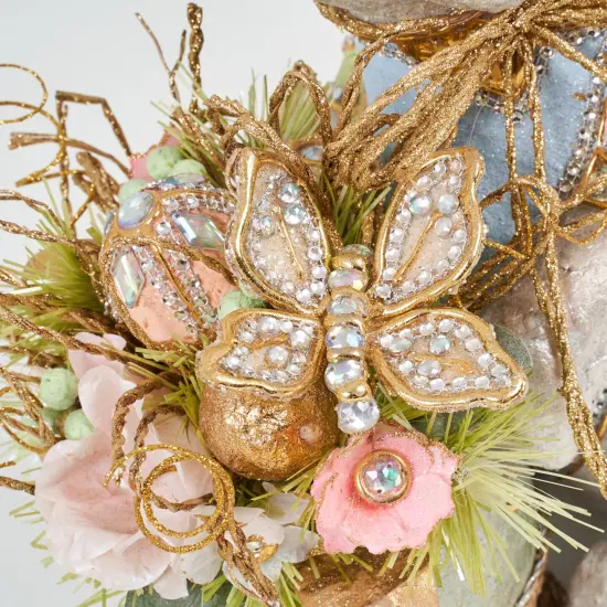 Easter Decorations - Easter Bunny Marcarone Capiz Handcrafted Bunny Premium Centerpiece {4}