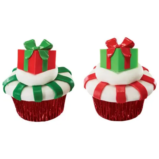 Holiday Gifts DecoPics Cupcake Decoration, 12ct {6}