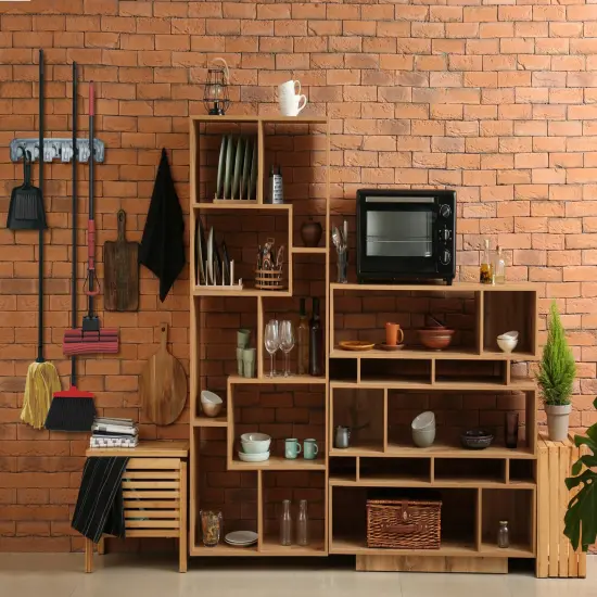 Sorbus Wall Mounted Broom and Mop Storage Organizer - Holds up to 11 Different Type of Tools {2}