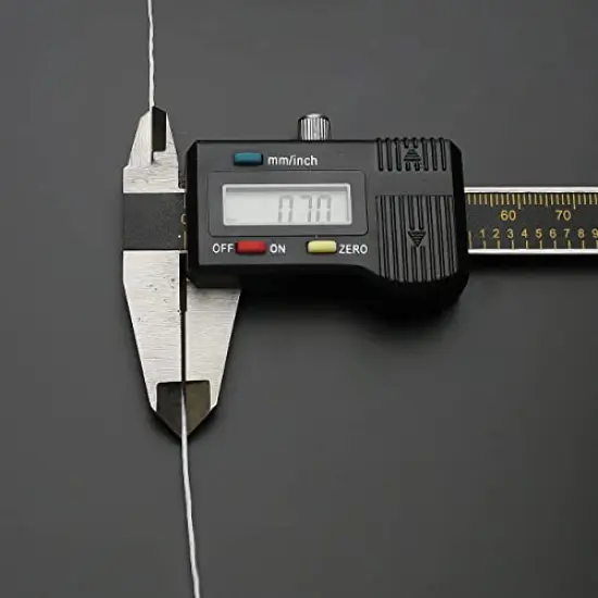 Beading Cord &ndash; Stretch Jewelry Fiber &ndash; White, 0.7mm Diameter, 25 Meter {5}