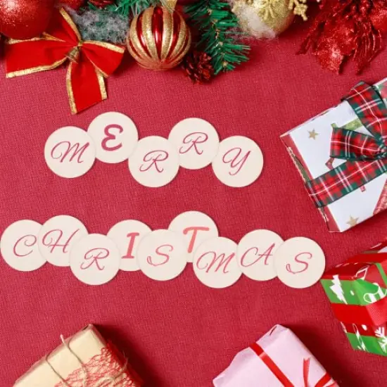 Hion 100 Pcs Unfinished Wood Slices - 2 Inch Natural Round Wood Circles for Crafts Wood Blanks Round Cutouts Ornaments Slices - for DIY Art Crafts Christmas Decorations {3}