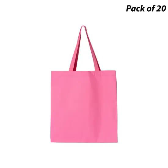 Q-Tees&reg; Promotional Tote Azalea {1}