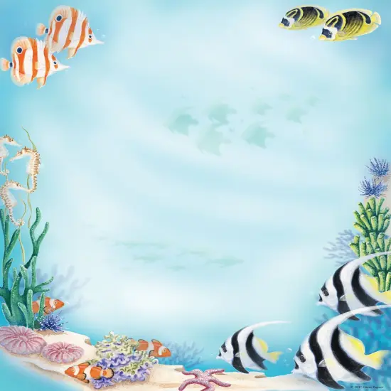 Great Papers! Sea Life Stationery Letterhead, Invitations and Announcements, Printer Friendly, 8.5"x11", 80 Pack {1}