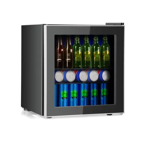 60 Can Beverage MiniRefrigerator with Glass Door {3}