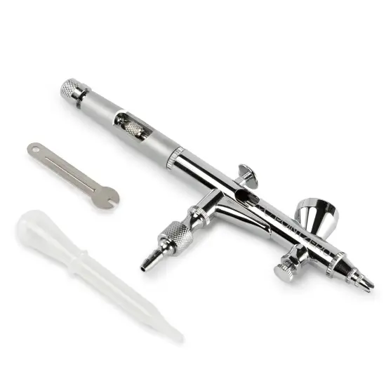 PointZero Precision Dual-Action 2cc Gravity-feed Airbrush MAC Crown Cap .2mm {3}