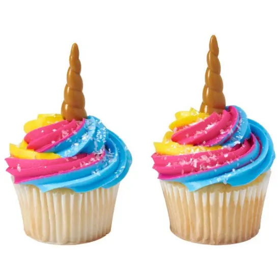 Unicorn Horn DecoPics&reg; Cupcake Decoration, 12ct {3}