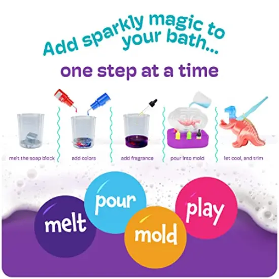 Dinosaur Science DIY Craft Kit - STEM Toys for Kids Ages 3-12 - Soap Making, Gifts for Boys and Girls {1}