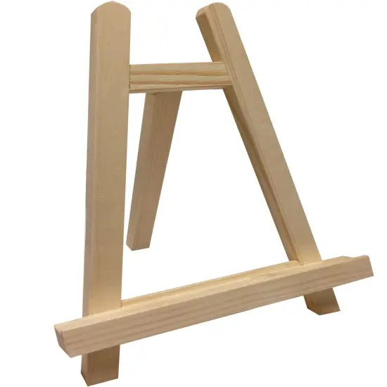Tabletop Mini Tripod Wood Easel Display Stand {1}