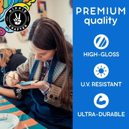 Crystal Clear Epoxy Resin 1 Gallon Kit 2 Part Epoxy Resin for Tumblers, Wood, Table Top, Countertop, Bar & Craft Art, Resin Molds Clear Casting Resin and Hardener Bulk Two Part Resin Epoxy Gallon {4}