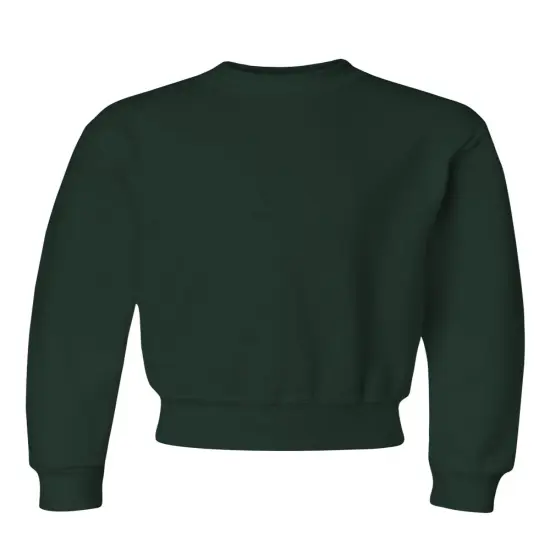 JERZEES&reg; Youth Crewneck Sweatshirt Forest green {1}