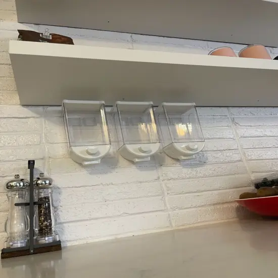 3 Pcs Rice Grain Cereal Dispenser Food Storage Container {3}