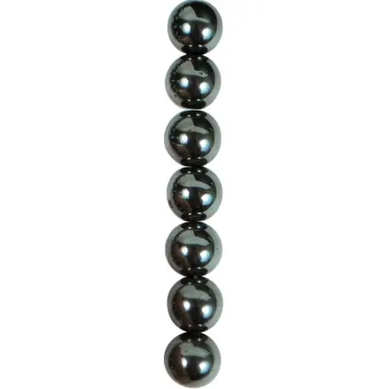 6 Packs of Hematite Beads Pack of 18 {1}