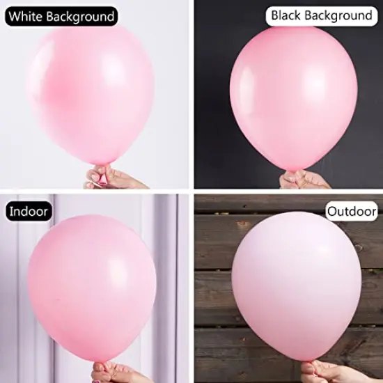 140 Pieces PartyWoo Pastel Pink Balloons, Pink Balloons Different Sizes Pack of 18 Inch 12 Inch 10 Inch 5 Inch Baby Pink Balloons for Balloon Garland Balloon Arch as Birthday Party Decorations, Pink-Q05 {5}