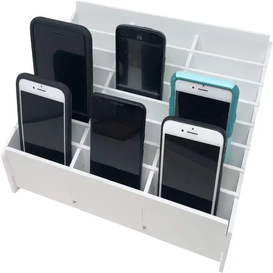 Classroom Cell Phone Storage Cubby and Calculator Storage Caddy Box for Classrooms 24 Slots Cell Phone Holder for Classroom {6}