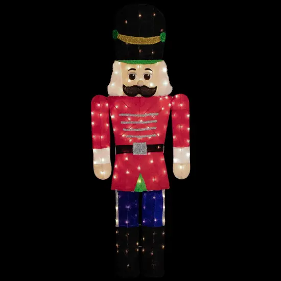 Northlight Lighted Toy Soldier Outdoor Christmas Decoration - 72" - Warm White Red {1}