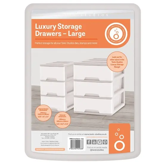 Tonic Studios Large Craft Drawer Organizer Luxury Storage, 9.75 x 13.32 x 12.4 inches {5}