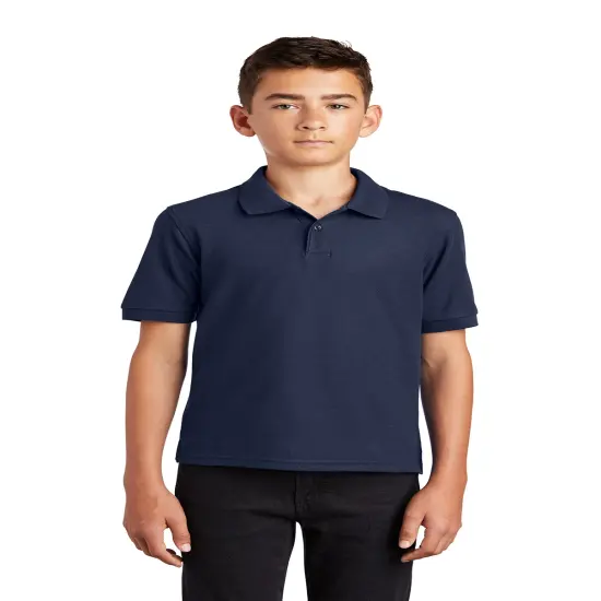 Silk Touch Polo T-shirt For Youth | RADYAN&reg; Gold {2}