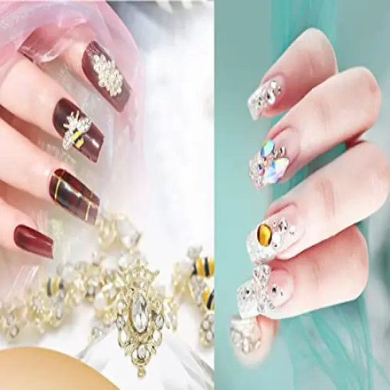 6800 Pieces+ Flatback Glass Hotfix Iron On Rhinestones Crystal for DIY Making with 1 Tweezer & 1 Picking Pen for Shoes, Clothes, Face Art, Bags, Manicure (Clear Crystal, 6-Sizes) {3}