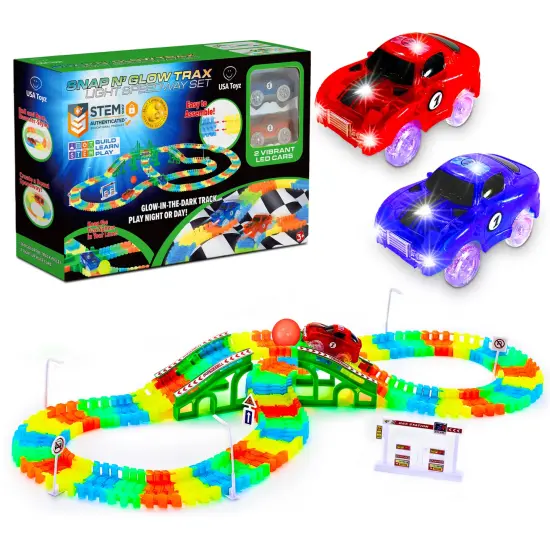 USA Toyz Glow Race Tracks Small for Boys or Girls - 360pk(CF1303) {1}