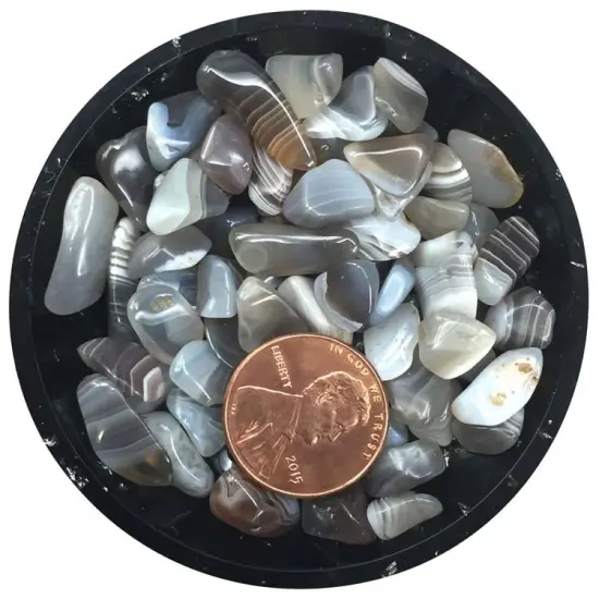 Botswana Agate Mini Crystal Chips &ndash; Size 2 {2}