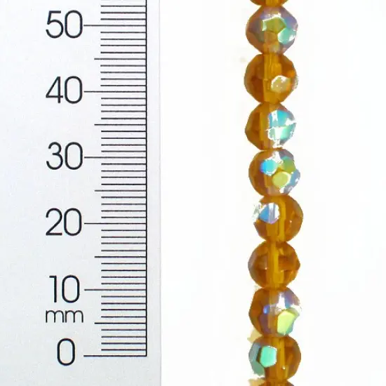 6 Packs of Faceted Glass Bead Strand 8 in Pack of 2 {1}