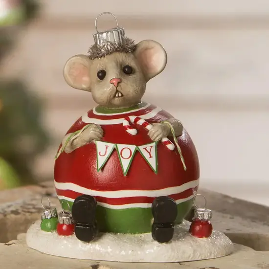 Nibbles in Ornament 4.75" {3}