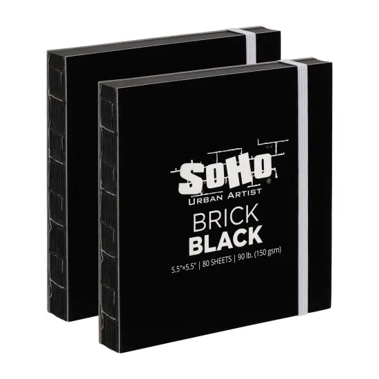 SoHo Urban Artist Brick Journals - Assorted Sizes and Colors {1}