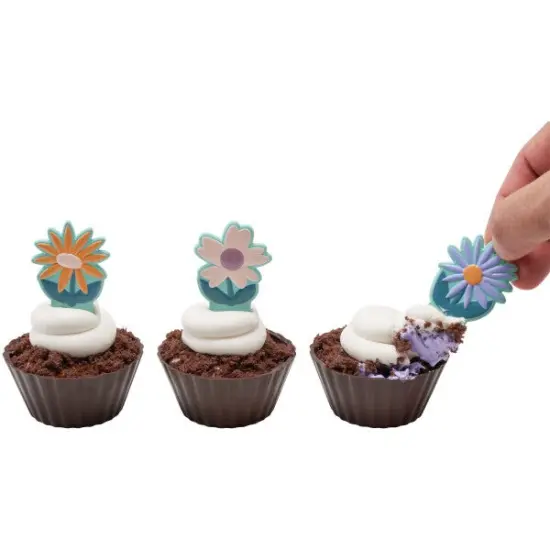Locally Grown Forks DecoPics Cupcake Decoration, 12ct {2}