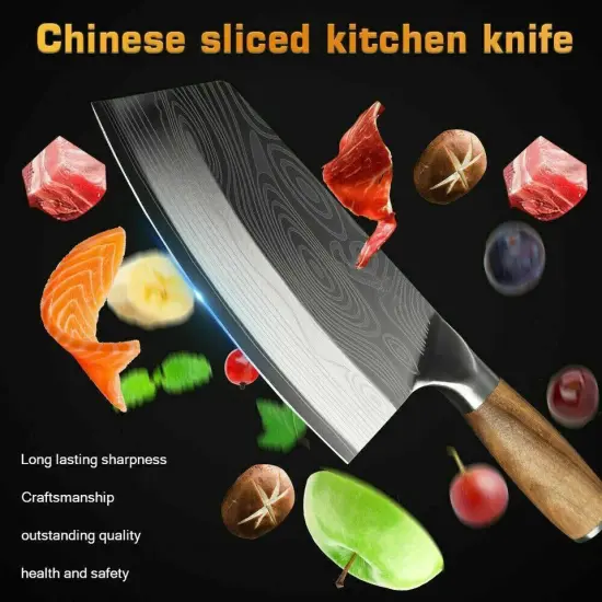 Kitcheniva Stainless Steel Kitchen Knife Chopping Meat Butcher Chef {4}