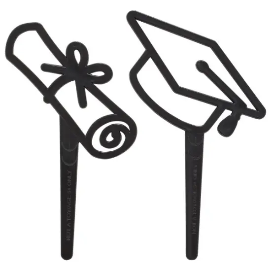 Graduation Icons DecoPics Cupcake Decoration, 12ct {2}