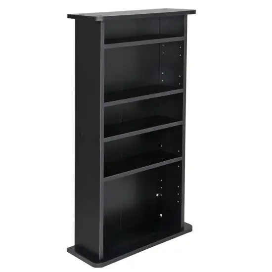 Multimedia Storage Cabinet DVD Rack Book Shelf Organizer. {3}