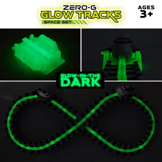 USA Toyz Zero G Space Glow Race Track for Kids- 258pc {5}