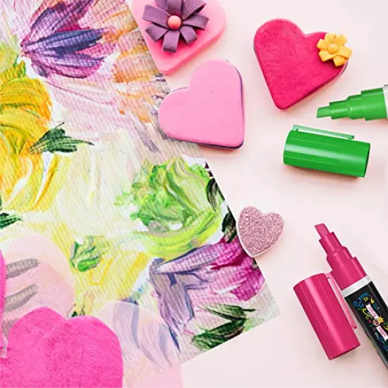 CHALKY CROWN Acrylic Paint Markers - Acrylic Paint Pens for Rock Painting, Stone, Ceramic, Glass, Wood, Canvas - Reversible Tip Paint Pens- 6mm (12 Pack) {4}