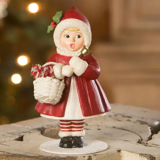 Little Caroling Lucy with Bell 5.5" {3}