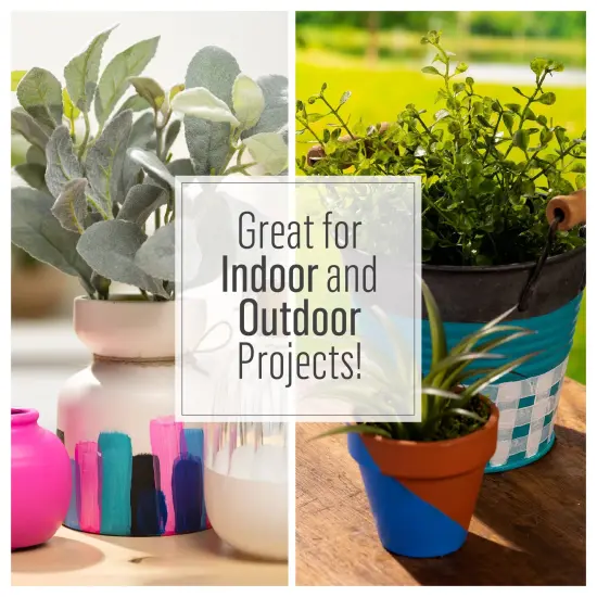 12 Colors Multi Satin Finish Acrylic Craft Paint Set Designed for Beginners and Artists, Non-Toxic Formula That Works on All Surfaces, 2 oz, 2 Fl Oz (Pack of 12), 12 Colors May Vary, 24 {5}