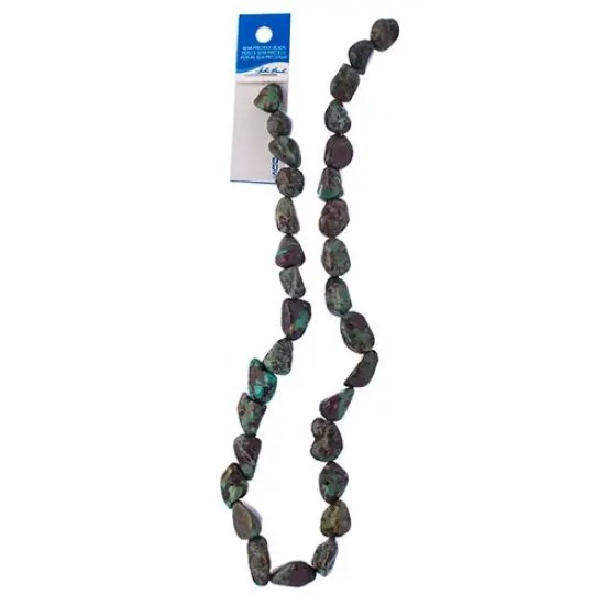 Earth's Jewel Semi-Precious 9-12mm Turquoise Natural 16" Nugget Strung Bead {4}