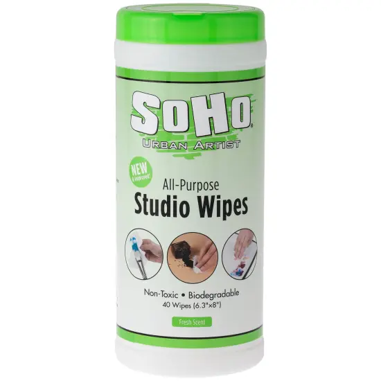 Soho Urban Artist Cleaning Wipes {2}