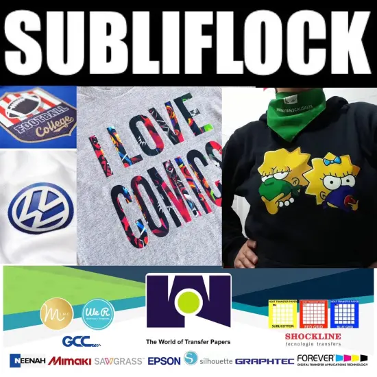 SUBLIFLOCK - Transfer - 20 Sheets 8.5"x11" Sawgrass , EPSON, Brother Approved {1}